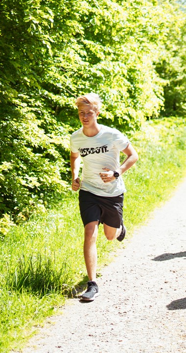 Eleverne løber